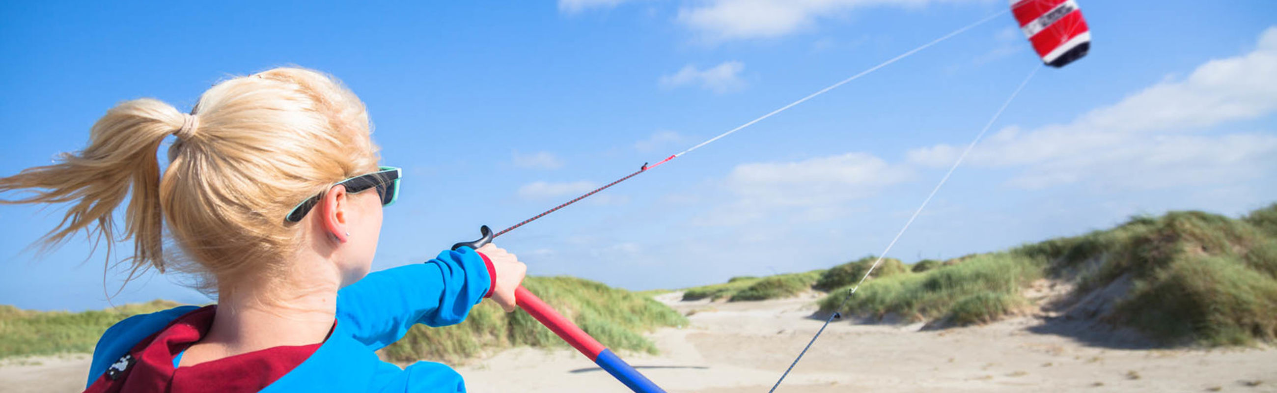 Vliegeren strand