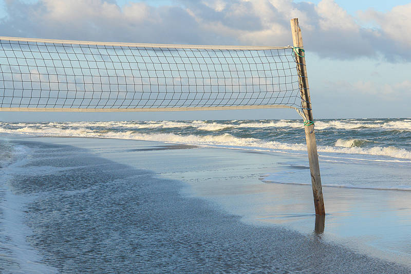 Sporten op Strand
