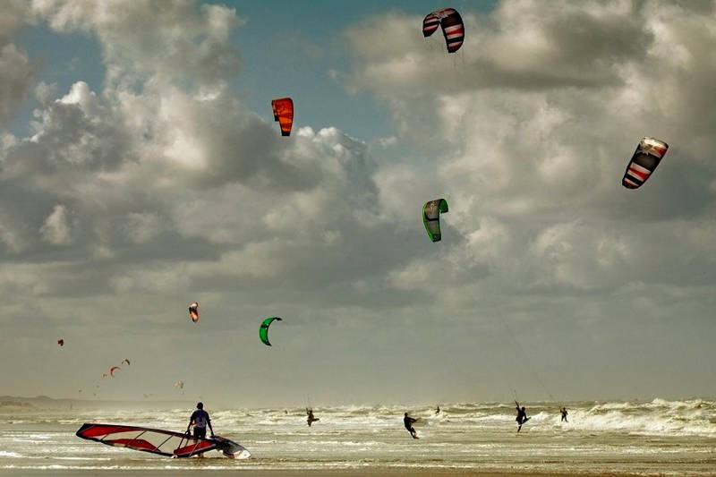 Kitesurfen bij Callantsoog