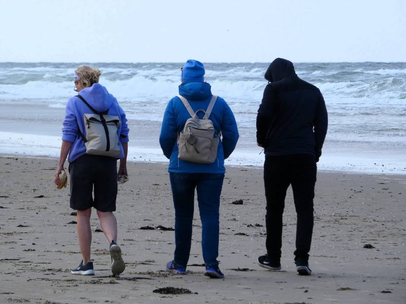 Strandjutten in Callantsoog