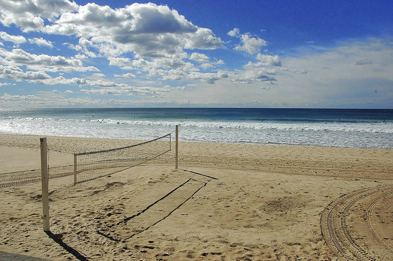 Volleybal op het strand van Callantsoog