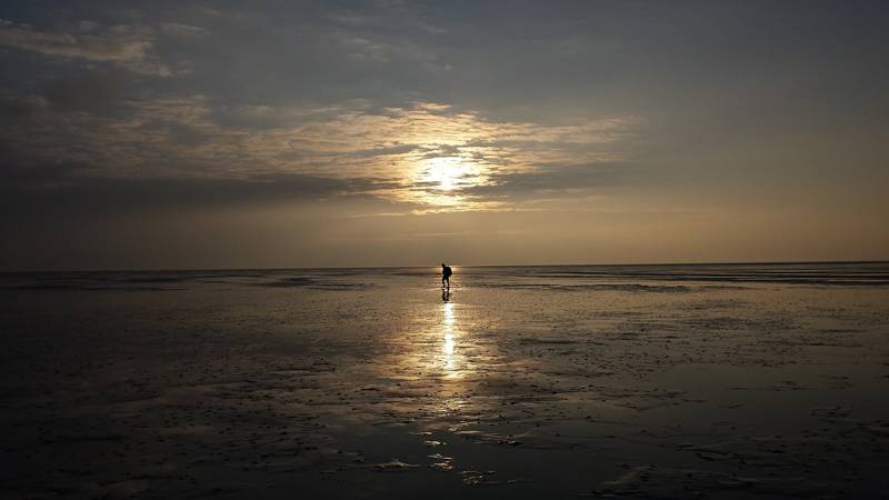zonsondergang callantsoog strand 