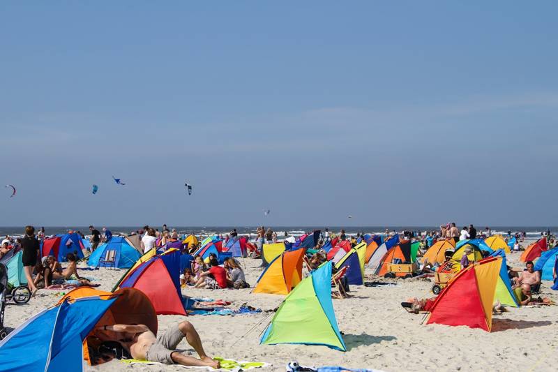 Zomerse dag Callantsoog Strand