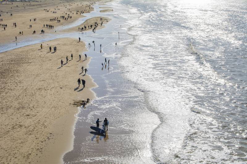 Ruimte op het strand 