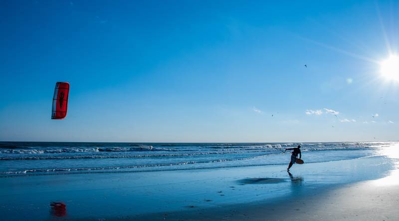 kitesurfen Strand Groote Keeten