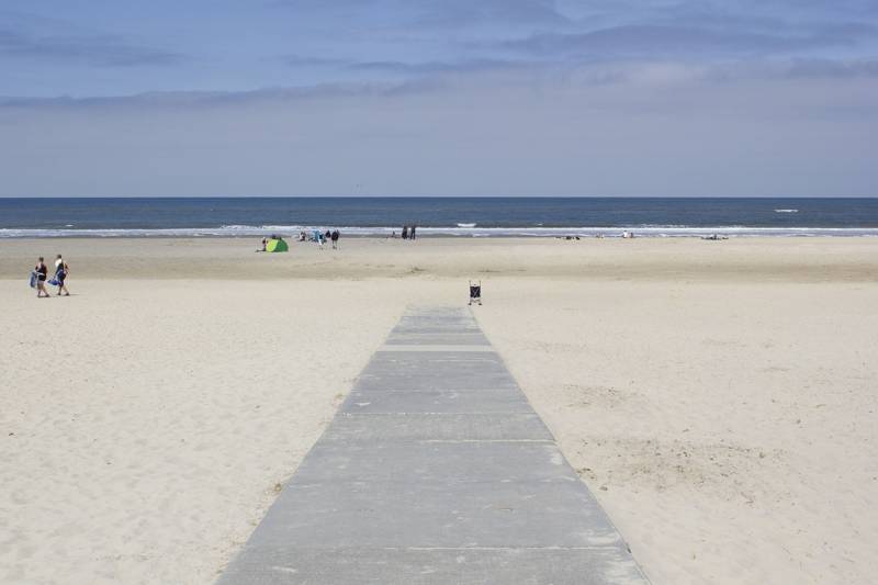 Strand bij vakantiehuis