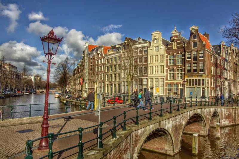 bezoek aan Amsterdam
