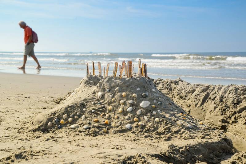 Zandkastelen bouwen bij je vakantiehuis