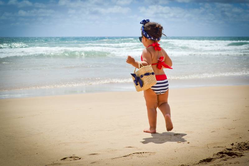 strandvakantie voor de allerkleinsten