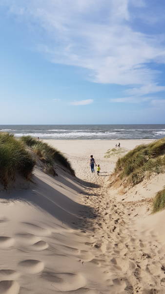 duinovergang vlakbij je vakantiehuis