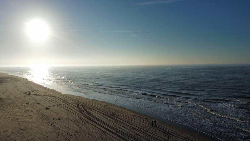 Strand Zonsondergang
