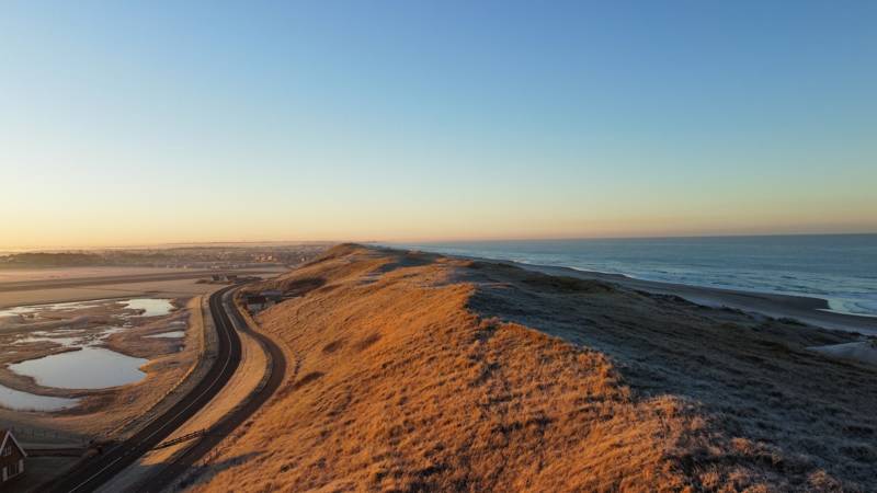 Luchtfoto strand