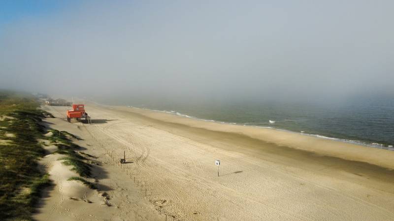 Luchtfoto strand