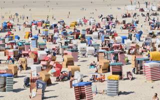 Druk Strand Scheveningen