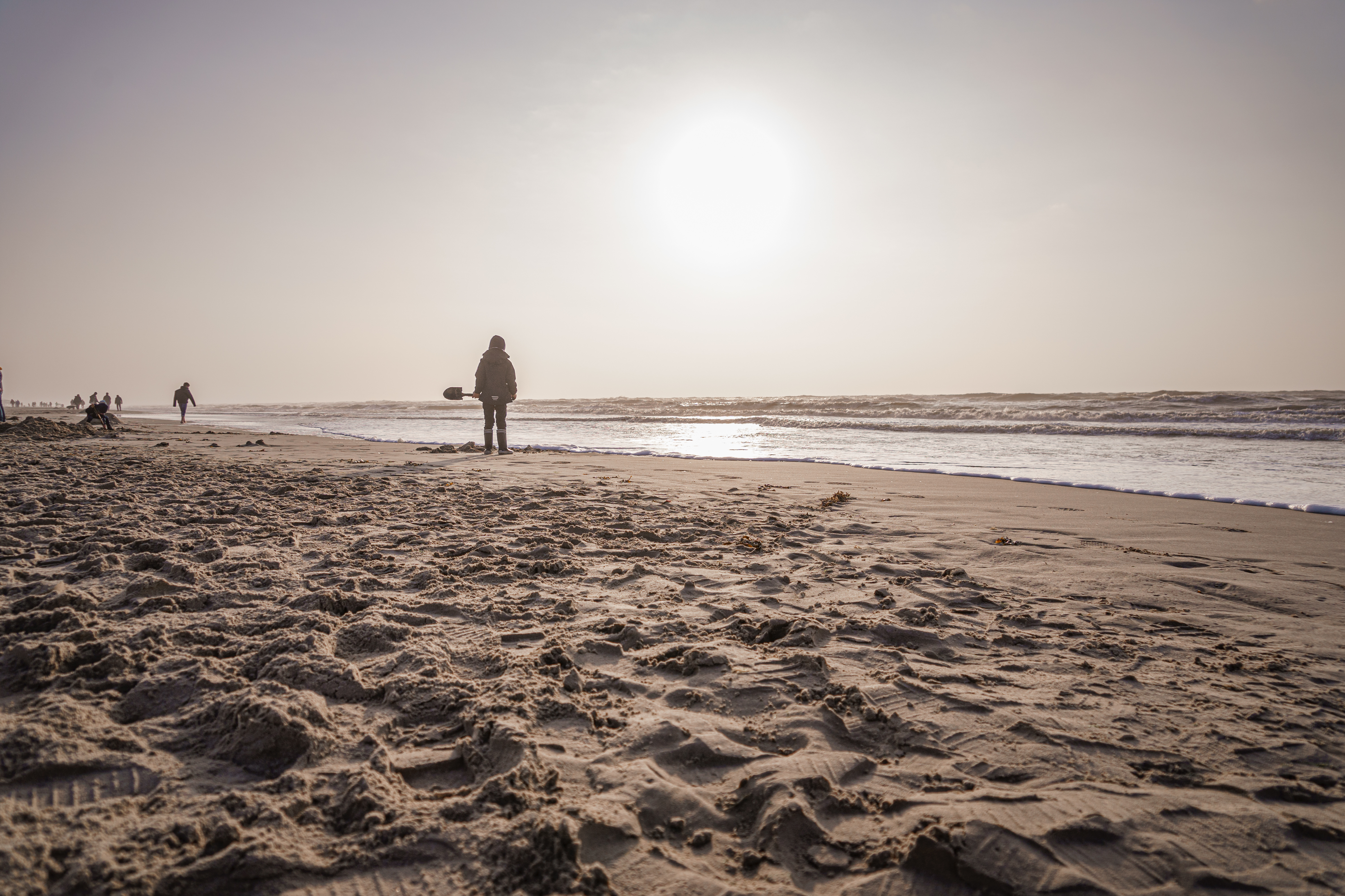 Kinderen op het strand van Callantsoog